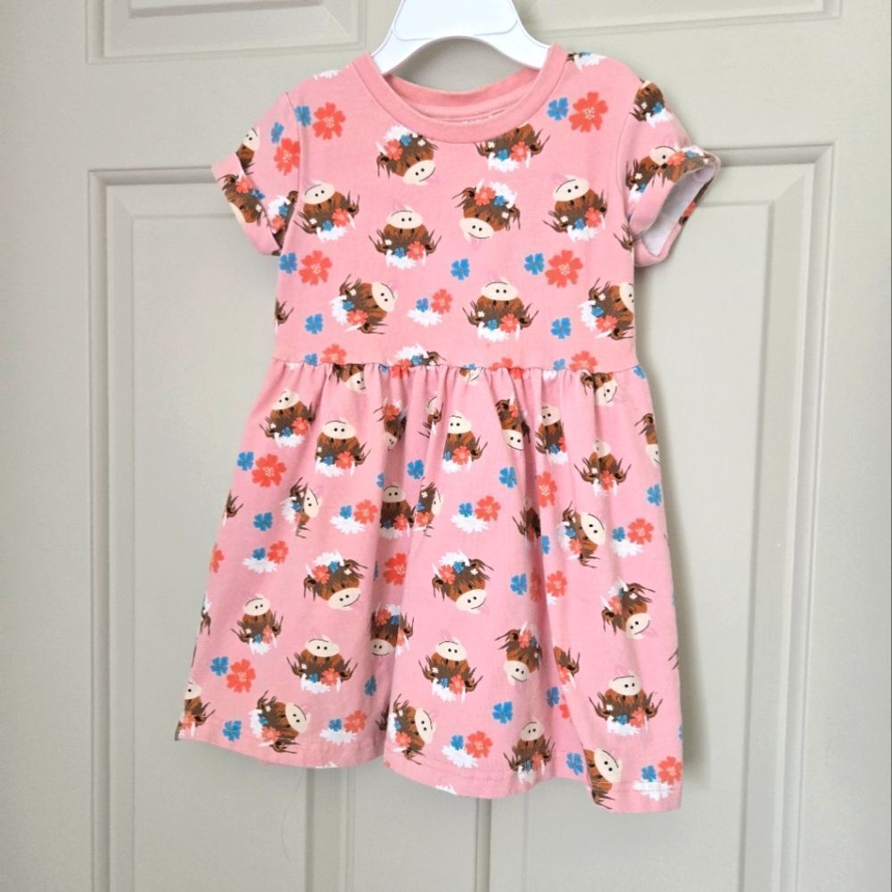 Blade And Rose Pink Floral Kids Dress Size 2-3 Years